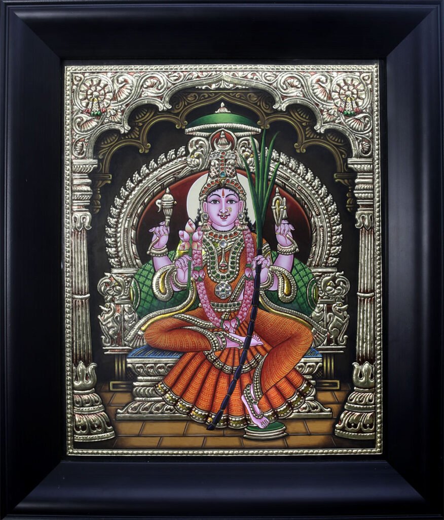 Get Tanjore Painting on Board  Goddess Rajarajeshvari.jpg