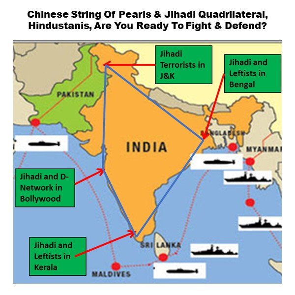 Jihadi Quadrilateral of India