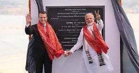 modi with macron