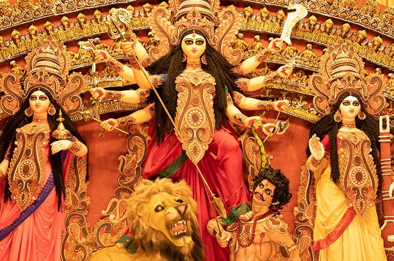 Durga Puja Hinduism is the only religion that worships the divine