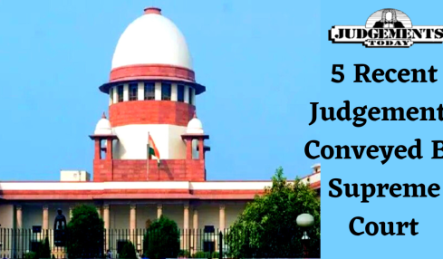 recent Supreme Court judgments